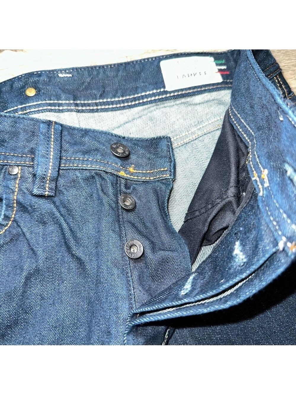 Diesel Larkee jeans SZ 30 W 32 L Made in Italy - Picture 8 of 13